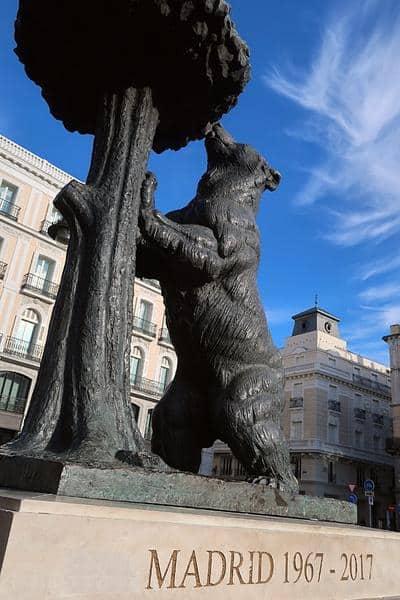 El Oso y el Madrono statue Madrid solo travel